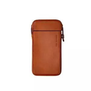 심플 컬러 가죽 케이스 담배 보관 커피브라운