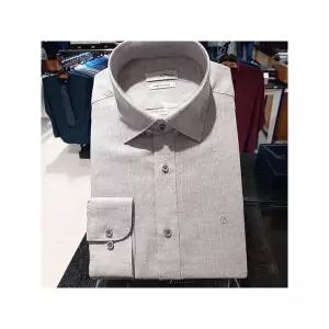 [하프클럽/듀퐁]  SE5SM22LS757SOT 린넨 혼방 소재를 사용한 슬림핏 셔츠