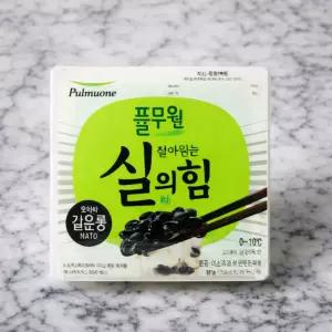 풀무원 살아있는 실의 힘 특등급 국산 검정약콩 나또 99g 40팩