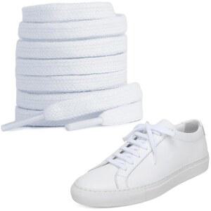 [미국배송] 일반 프로젝트용 UAMGLSOB 코튼 신발끈 운동화 U2013 프리미엄 8MM 플랫 디자이너 교체용