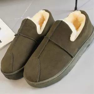 여자 스웨이드 양털모카신 겨울용 방한단화 겨울운동화 중년여성 털신발 부모님선물