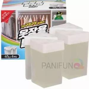 옷장탈취제 코튼향 4개 옷장냄새제거 드레스룸냄새 옷장방향제 장롱방향제 장롱탈취제