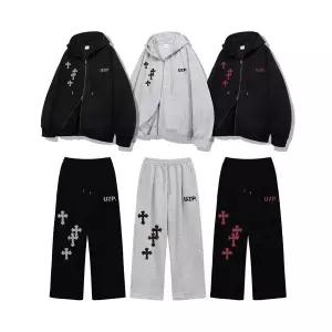 매장정품[브랜드명]ULIFEZIP [SET] 다크웨이 2WAY 오버핏 후드집업 와이드 트레이닝팬츠 6 Color [ULZU_460