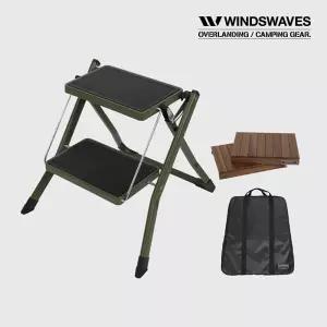 접이식 캠핑사다리 캠핑용 모듈수납함 리빙 틈새 투명