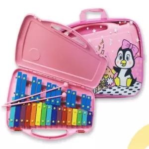 실로폰 27키 핑크 학교교구 유아악기 교육용악기