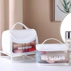여행용 투명 워시백 세면백 세면 목욕가방 화장품 파