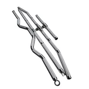 헬스직선바 바벨 스트레이트 랫풀 케이블손잡이 회전형 렛풀다운 핸들 손잡이 그립 컬바