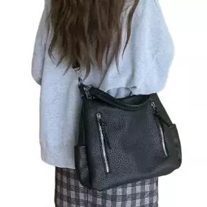 여성 숄더백 가방 크로스백 레더 인기 고급 대학생 쇼퍼백 여성 데일리백 캐주얼 가방 대학생 숄더백