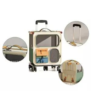 강아지 이동가방 캐리어 백팩 트롤리 반려견 케이지