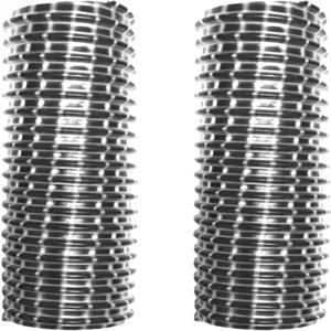 상어 로켓 HV300 HV301 HV302 HV320 HV321 진공 청소기 소프트 덕트 호스 6인치 x 1.25인치 2개용 반클리어