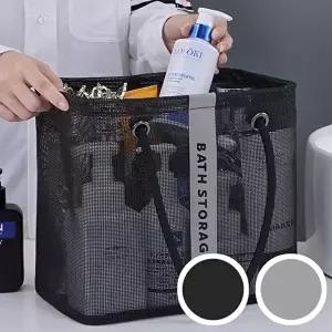 목욕탕가방 목욕바구니 수영장 기숙사 샤워용품 메쉬 목욕 가방