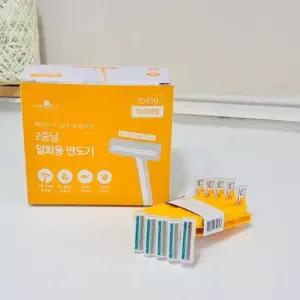 나무이야기 2중날 일회용 면도기(100개입)
