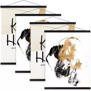 벤자민 4팩 8x10 8x12 8x18 포스터 프레임 사진 피쿠트레 캔버스 아트워크 아트 프린트 벽걸이용 마그네틱