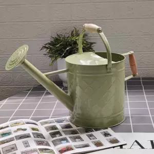 레트로 양철 물조리개 가드닝 유럽 원예 레드 물조루 스타일