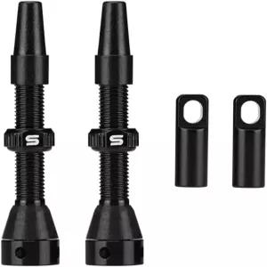 CYSKY 튜브리스 프레스타 밸브 스템 40mm 44mm 코어 제거 도구와 캡이 포함되어 있어 대부분의 자전거 림