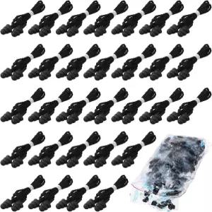 톤디아모 200쌍 재사용 가능한 실리콘 이어플러그와 코드 슬리핑 개별 포장 청력 보호 소음 제거 작업 건설