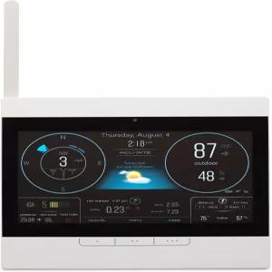AcuRite Atlas 가정용 기상 관측소의 온도 습도 풍속 풍향 초국소 예보 및 내장된 기압계를 위한 고화질