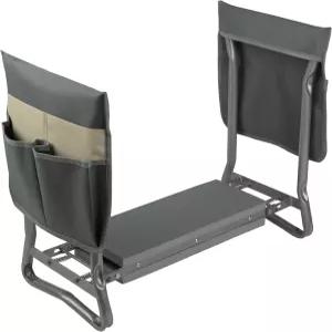 순수 정원 무릎 꿇기 및 좌석 - 도구 파우치가 있는 패드 의자 엄마 아빠 노인 또는 조부모님을 위한