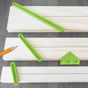 EZ 센터 파인더 목공용 스크라이버 도구 모든 크기의 보드에서 정확한 센터를 찾아서 표시하세요 4피스