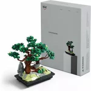 니펠리즈 찬 분재 트리 빌딩 세트 책상이나 가정 장식용 인공 식물 모형 장난감 성인 및 자연 애호가를