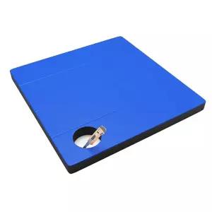 얼음 낚시 매트 2200cm 두꺼운 캠핑 4cm 두께 파란색