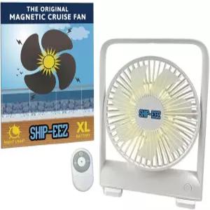 세일팩 마그네틱 크루즈 선박 승인 팬 12000mAh XL 배터리 LED 조명 및 리모컨 - 모든 라인에 승인됨