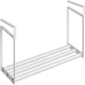 KMUZAWN 확장형 신발장 정리함 옷장용 걸이식 신발 및 캐비닛 선반 아래 조절 가능 주방 의류 보관용