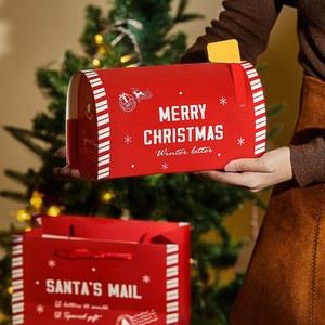 우체통 디저트 상자 1세트 케이크 포장박스 롤리팝 빨간 포장 모양 크리스마스 쿠키
