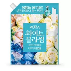 아우라 퍼퓸캡슐 섬유유연제 2.3L(화이트블라썸)
