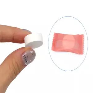 다8A 코인 압축 물티슈 100개 코인모양티슈