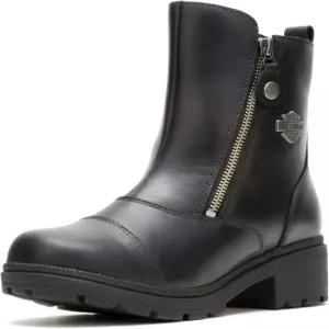 할리데이비슨 여성 애머스트 가죽 모터사이클 캐주얼 부츠