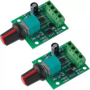 BOJACK 저전압 DC 모터 속도 컨트롤러 PWM 1.8v 3v 5v 6v 12v 2A 30W 조절 가능 드라이버 스위치 1803BK