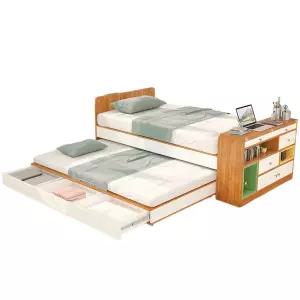 이층 침대 슬라이드 저상형 게스트하우스 슬라이딩