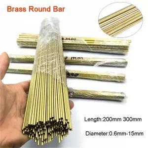 구리봉 황동봉 신주봉 1  10pcs 길이 200mm 300mm DIY 하드웨어 솔리드 브래스 라운드 바 막대 원형 와이어