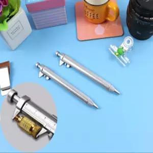 측정공구 캘리퍼스 버니어캘리퍼스 볼펜 휴대용 자 측정도구 1P