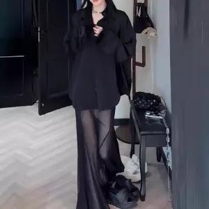 스파이더맨 여자 스커트 망사 롱 봄 투피스 가짜 힙업 머메이드 이른 OPH1