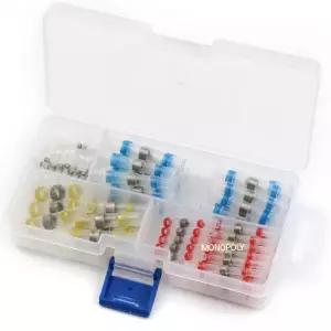 솔더링 커넥터 케이블 방수 열슬리브 터미널 전선연결 열수축 자동납땜 튜브 100p