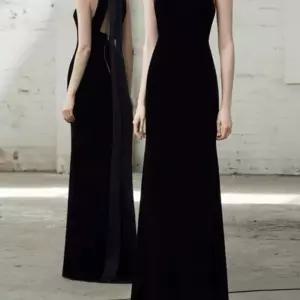 벨벳 홀터넥 롱드레스 검정 셀프웨딩촬영 파티 A. 블랙 XS, A. 연주회