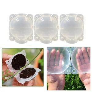 5개입 식물 뿌리화 볼 시드 육묘 바구니 정원 접목 상자 용품 번식 증식