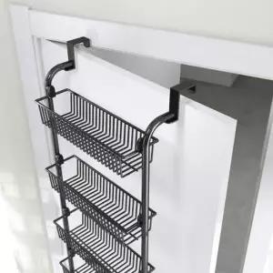 [생활] 철제 틈새 선반 문걸이 고리형 수납 정리 보관함