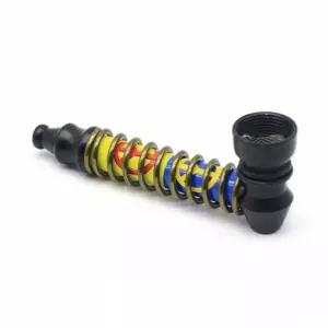 휴대용 금속 담배 파이프 곰방대 미니 담뱃잎 파이프 85mm 소품