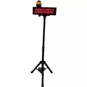 경기용 타이머 LED 스톱워치 대회용 헬스장 훈련 3자리 버튼