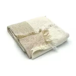 GUNNEMOR 군네모르 담요 스로우 130x170cm 투톤 패브릭 이불 쇼파커버 캠핑