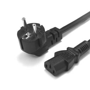 프로젝터 EU 전원 케이블  TV 프린터 용 1m 1.5m 6ft IEC C13 코드 De PC 컴퓨터 모니터 PSU Antminer DJ