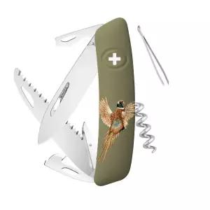 [하프클럽/스위자]Custom Collection - D05 Pheasant(꿩)_olive(12가지 기능) 멀티툴 다용도칼
