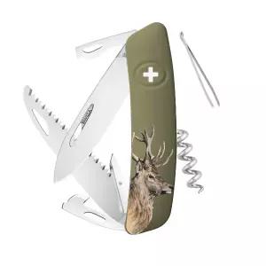 [하프클럽/스위자]Custom Collection - D05 Deer(사슴)_olive(12가지 기능) 멀티툴 다용도칼