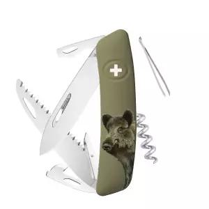 [하프클럽/스위자]Custom Collection - D05 Wild Boar(멧돼지)_olive(12가지 기능) 멀티툴 다용도칼