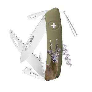 [하프클럽/스위자]Custom Collection - D05 Roe Deer(노루)_olive(12가지 기능) 멀티툴 다용도칼