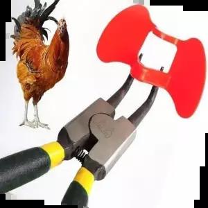 아크릴새장 펜치 닭싸움방지 간편눈가리개 닭안경 꿩안경 세트