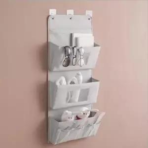 [생활] 행거 도어 추천 수납 파우치 꾸안꾸 벽걸이 3단 멀티